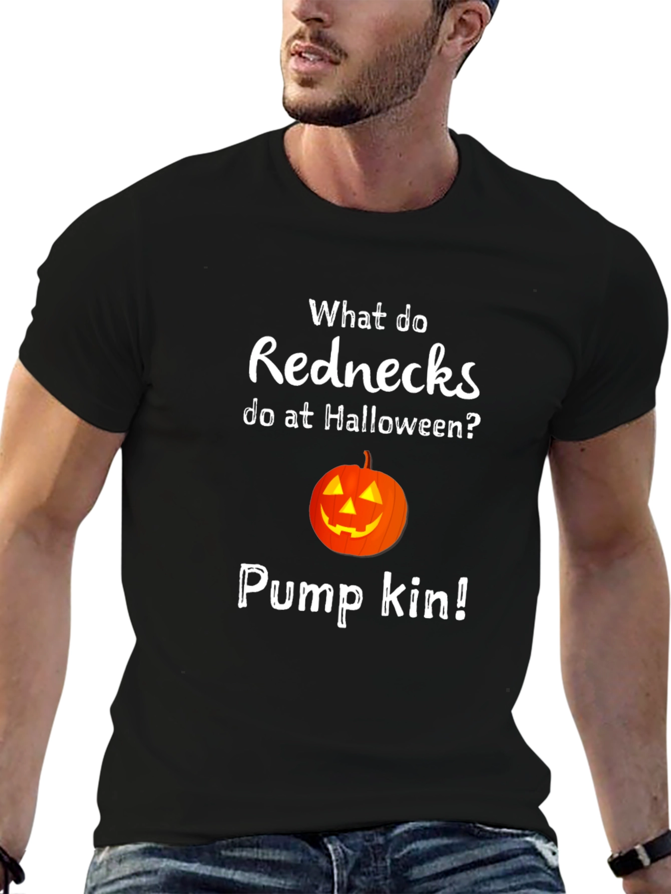 Camiseta Halloween Rednecks Pumpkin