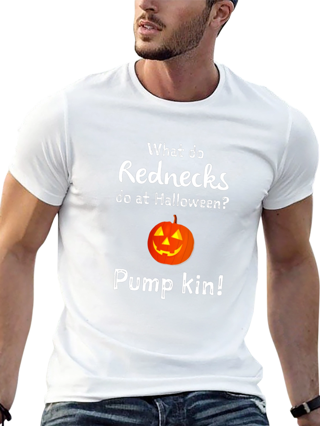 Camiseta Halloween Rednecks Pumpkin