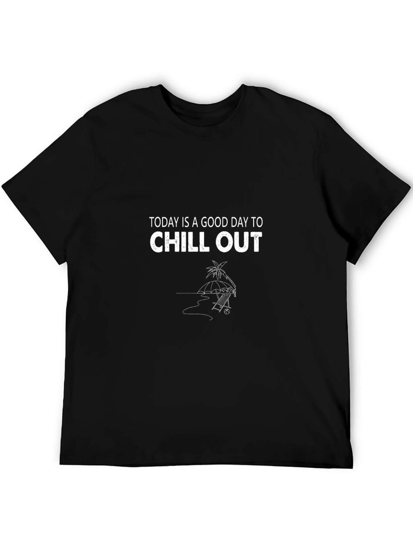 Camiseta Negra Relax Chill Out