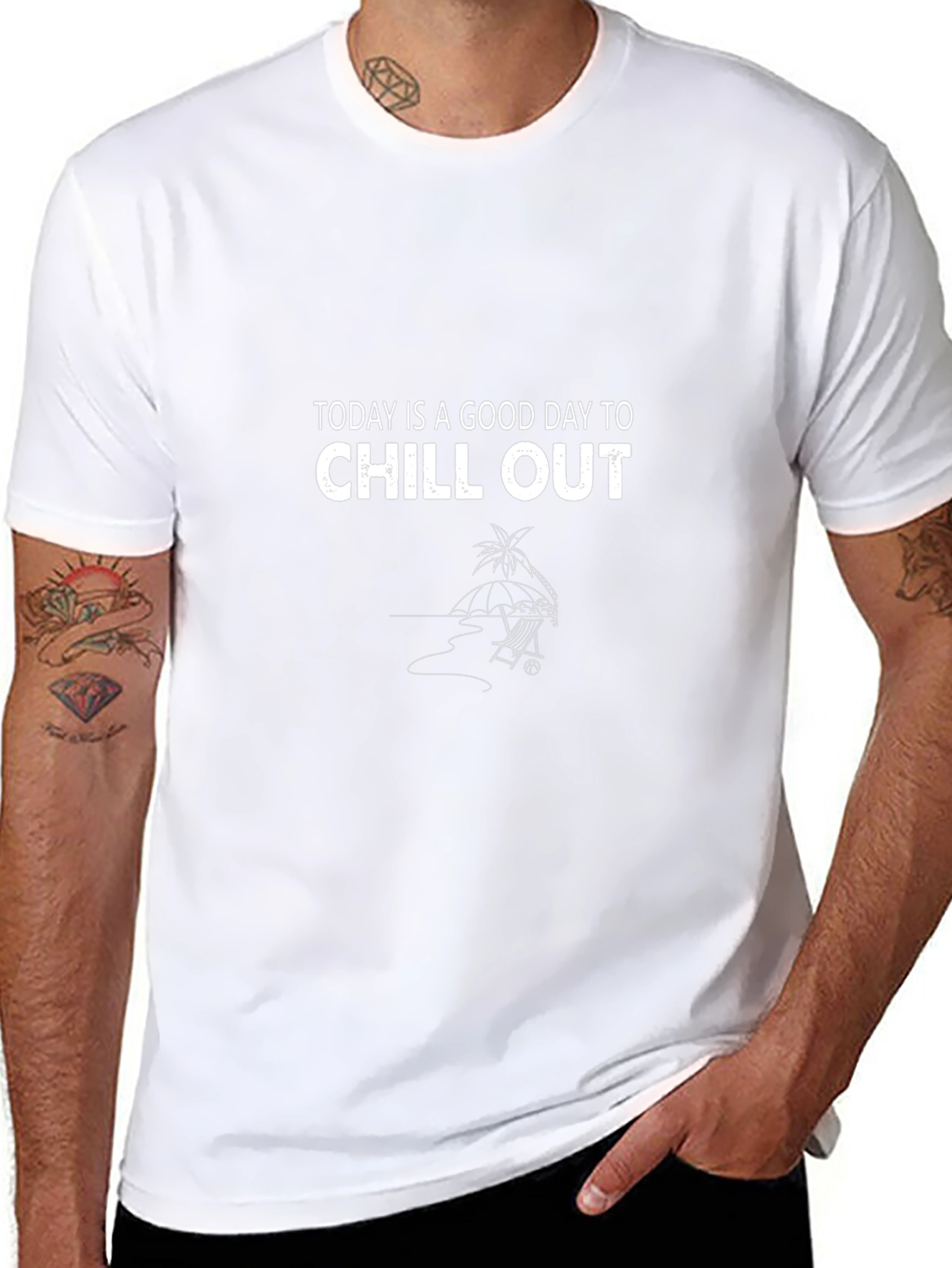 Camiseta Negra Relax Chill Out