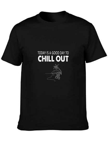 Camiseta Negra Relax Chill Out
