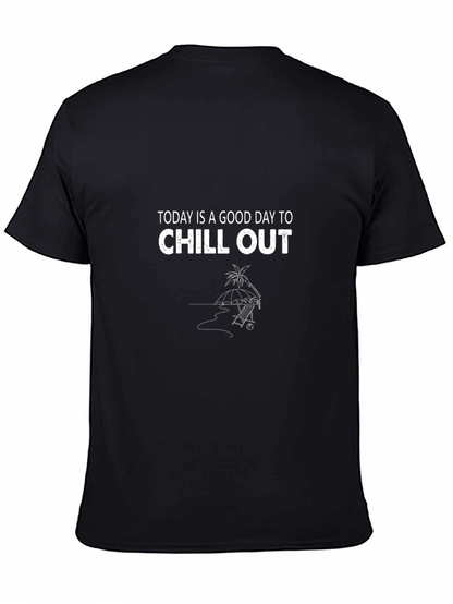 Camiseta Negra Relax Chill Out