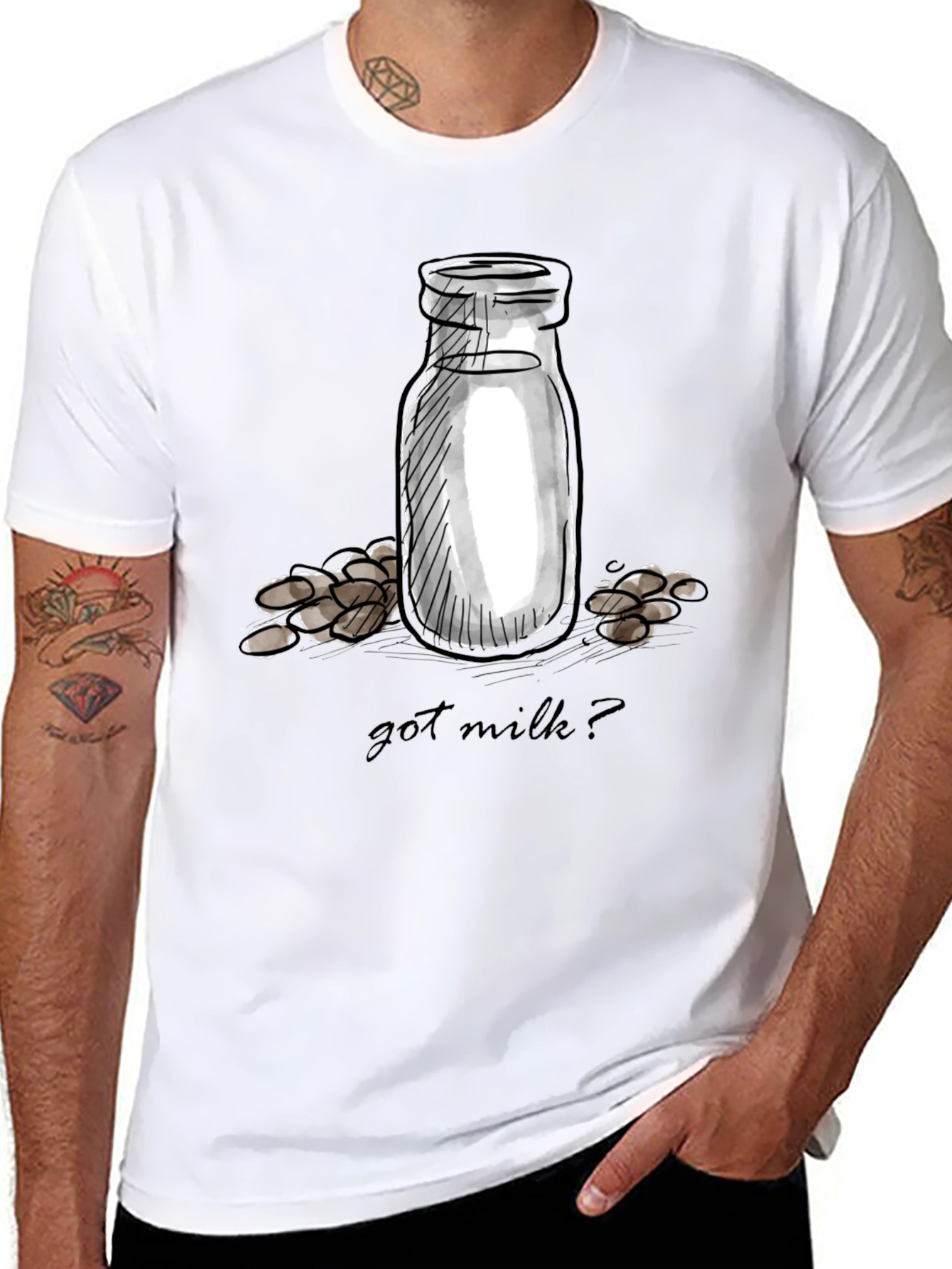 Camiseta Negra Got Milk?