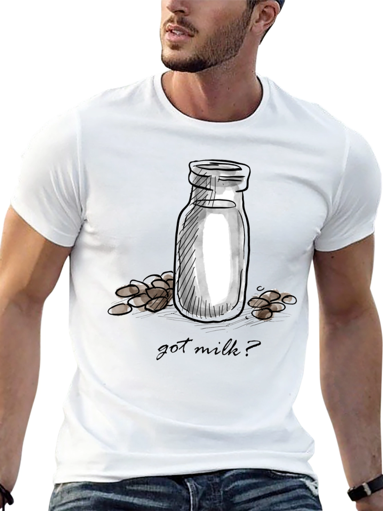 Camiseta Negra Got Milk?