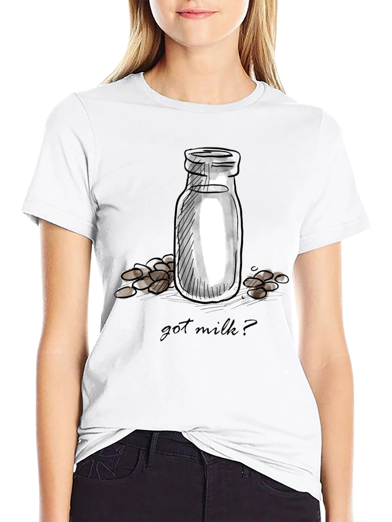 Camiseta Negra Got Milk?