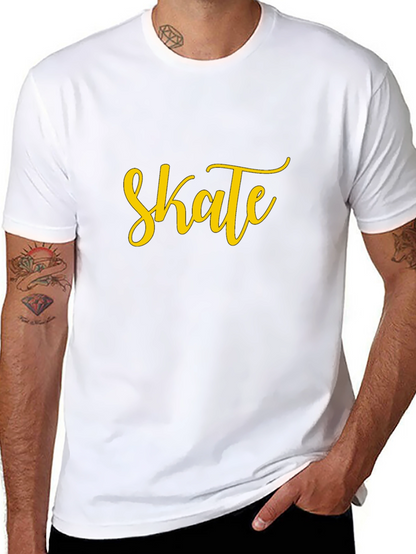 Camiseta Negra con Diseño Skate