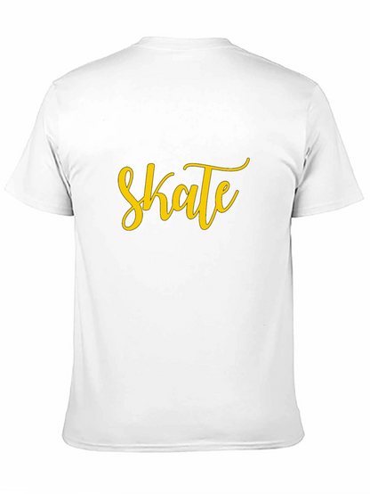 Camiseta Negra con Diseño Skate