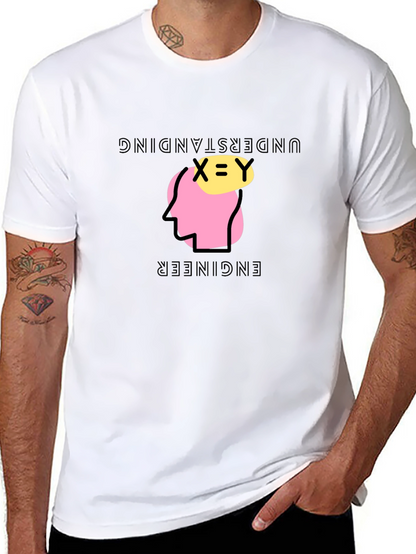Camiseta Negra Ingeniero Entendimiento X=Y