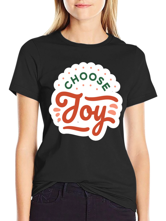 Camiseta Negra Elige Alegría