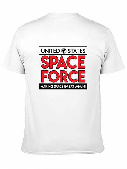 Camiseta Espacial Negra Making Space Great Again