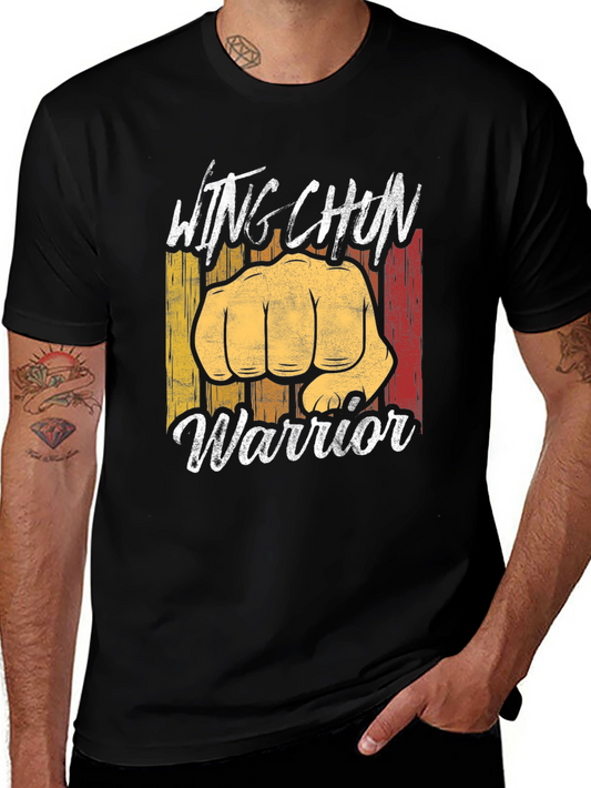 Camiseta Wing Chun Warrior Vintage para Hombre