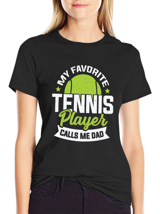 Camiseta Mi Jugador de Tenis Favorito - Regalo Papá