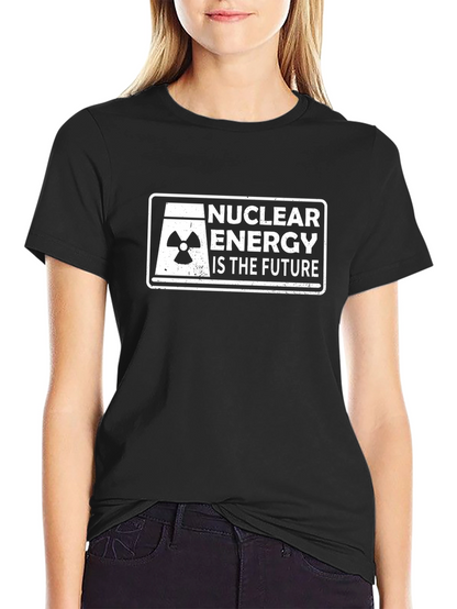 Camiseta Negra Energía Nuclear es el Futuro