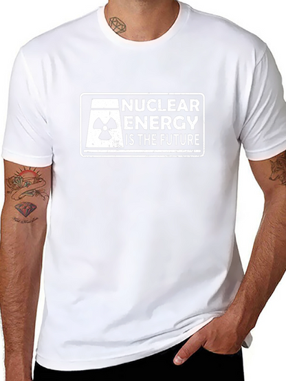 Camiseta Negra Energía Nuclear es el Futuro