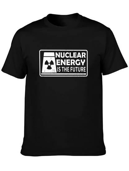 Camiseta Negra Energía Nuclear es el Futuro