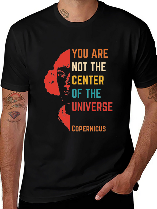 Camiseta Hombre Nicolás Copérnico - Universo