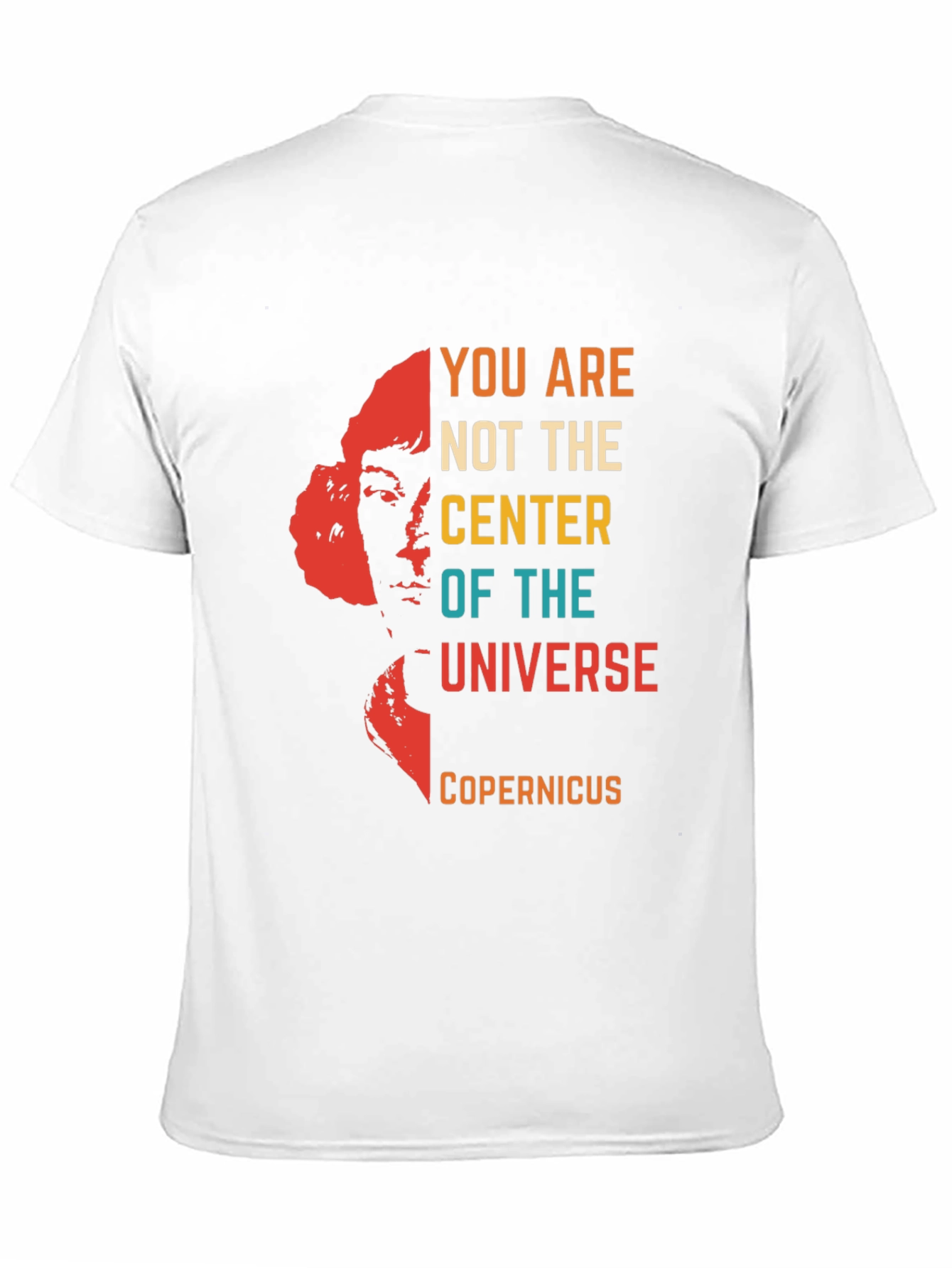 Camiseta Hombre Nicolás Copérnico - Universo