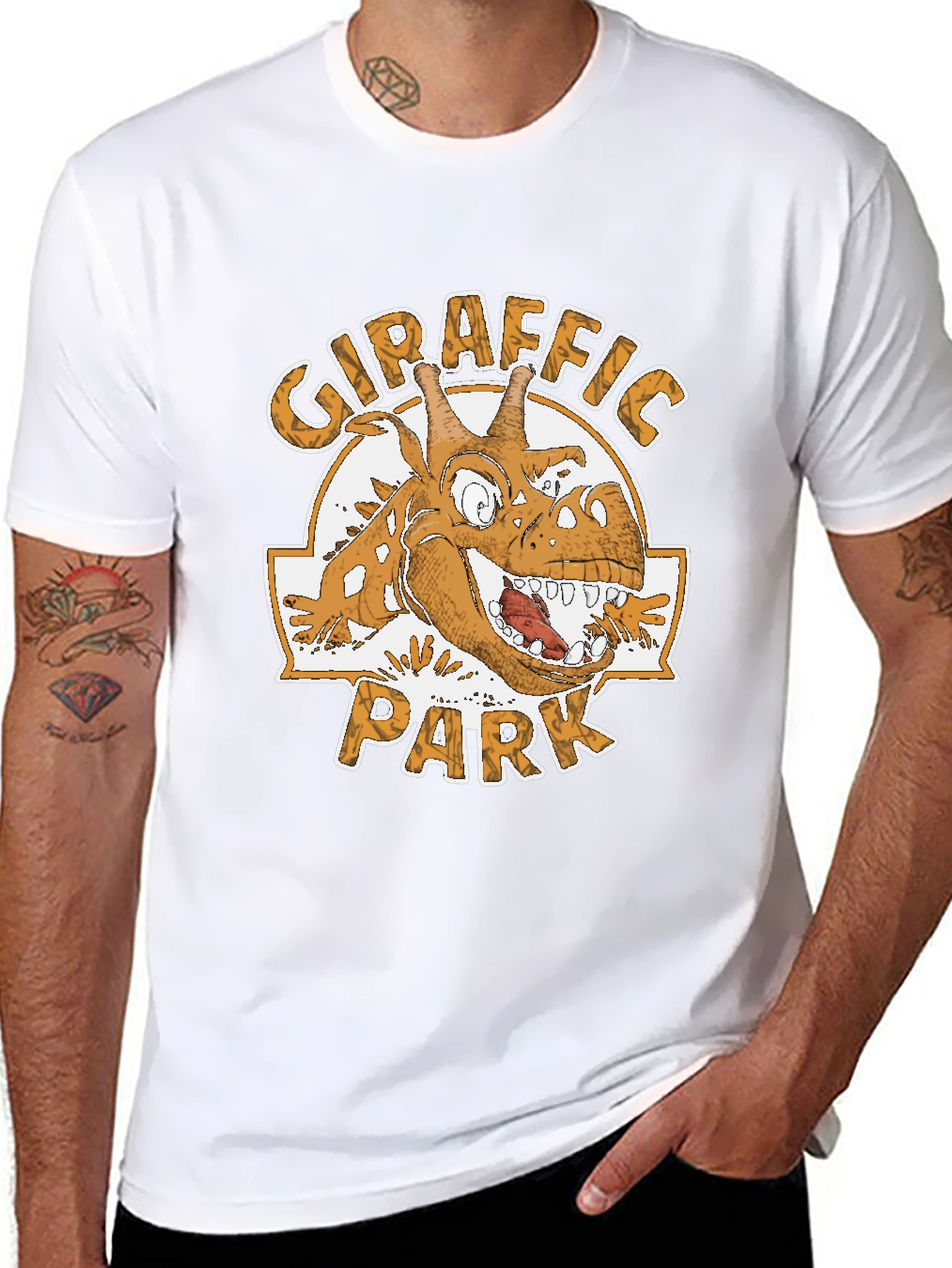 Camiseta Negra Giraffíc Park