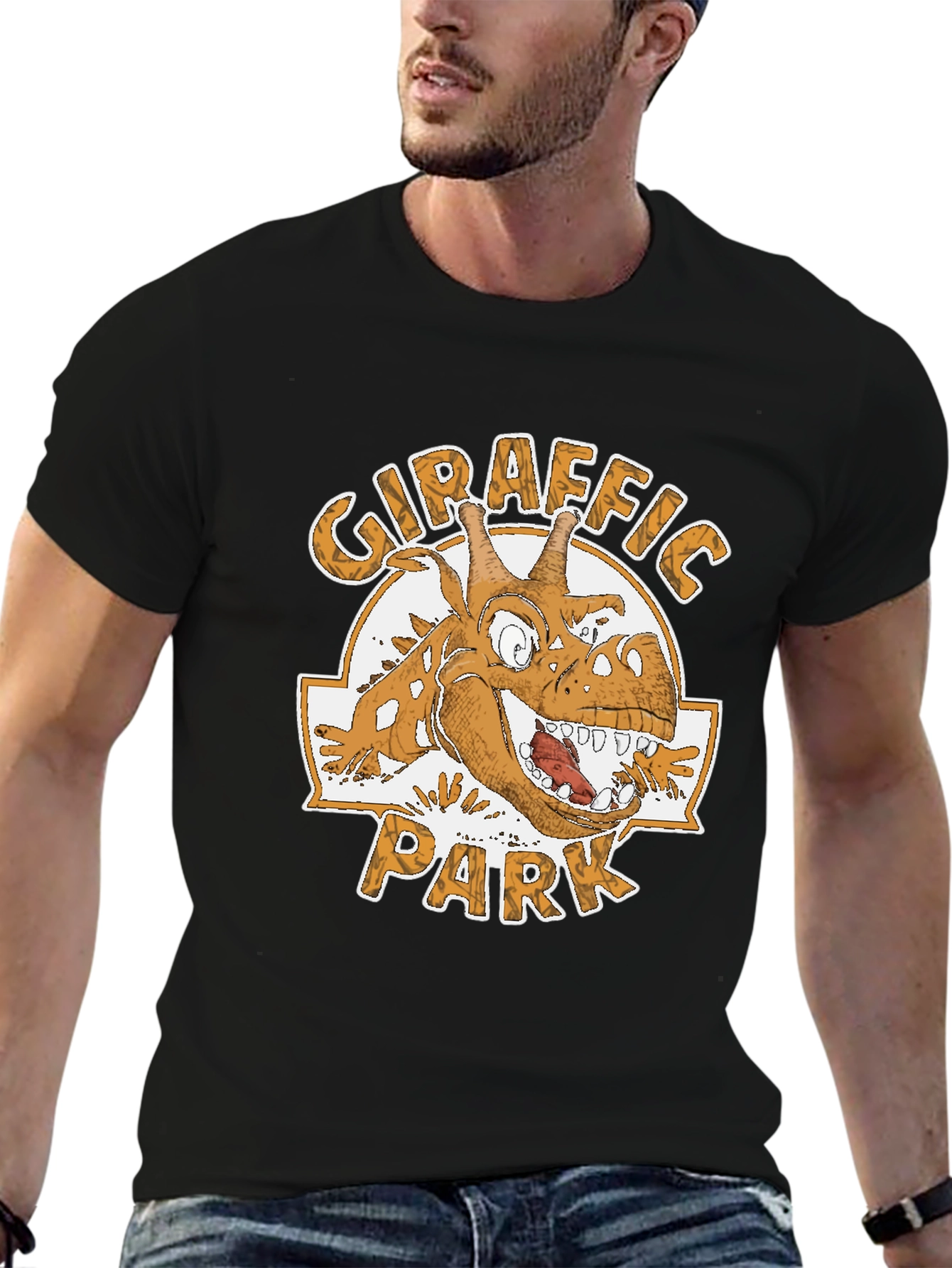 Camiseta Negra Giraffíc Park