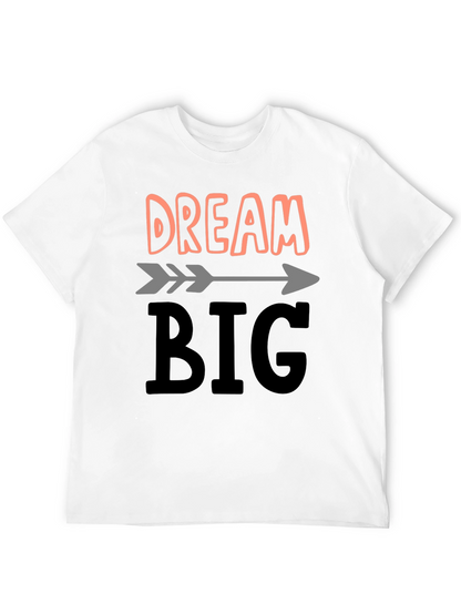 Camiseta Negra Dream Big para Inspiración Diaria