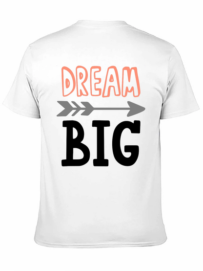 Camiseta Negra Dream Big para Inspiración Diaria