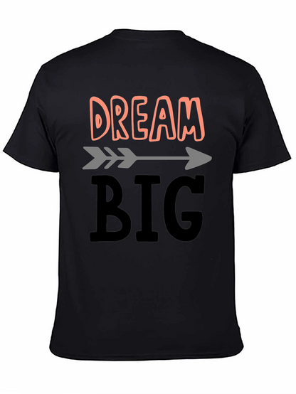 Camiseta Negra Dream Big para Inspiración Diaria