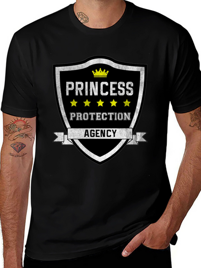 Camiseta Negra - Agencia de Protección de Princesas