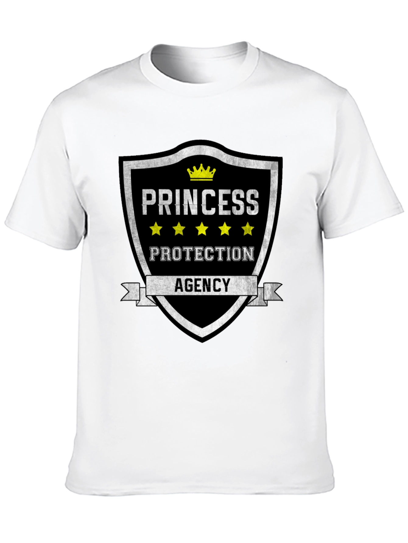 Camiseta Negra - Agencia de Protección de Princesas