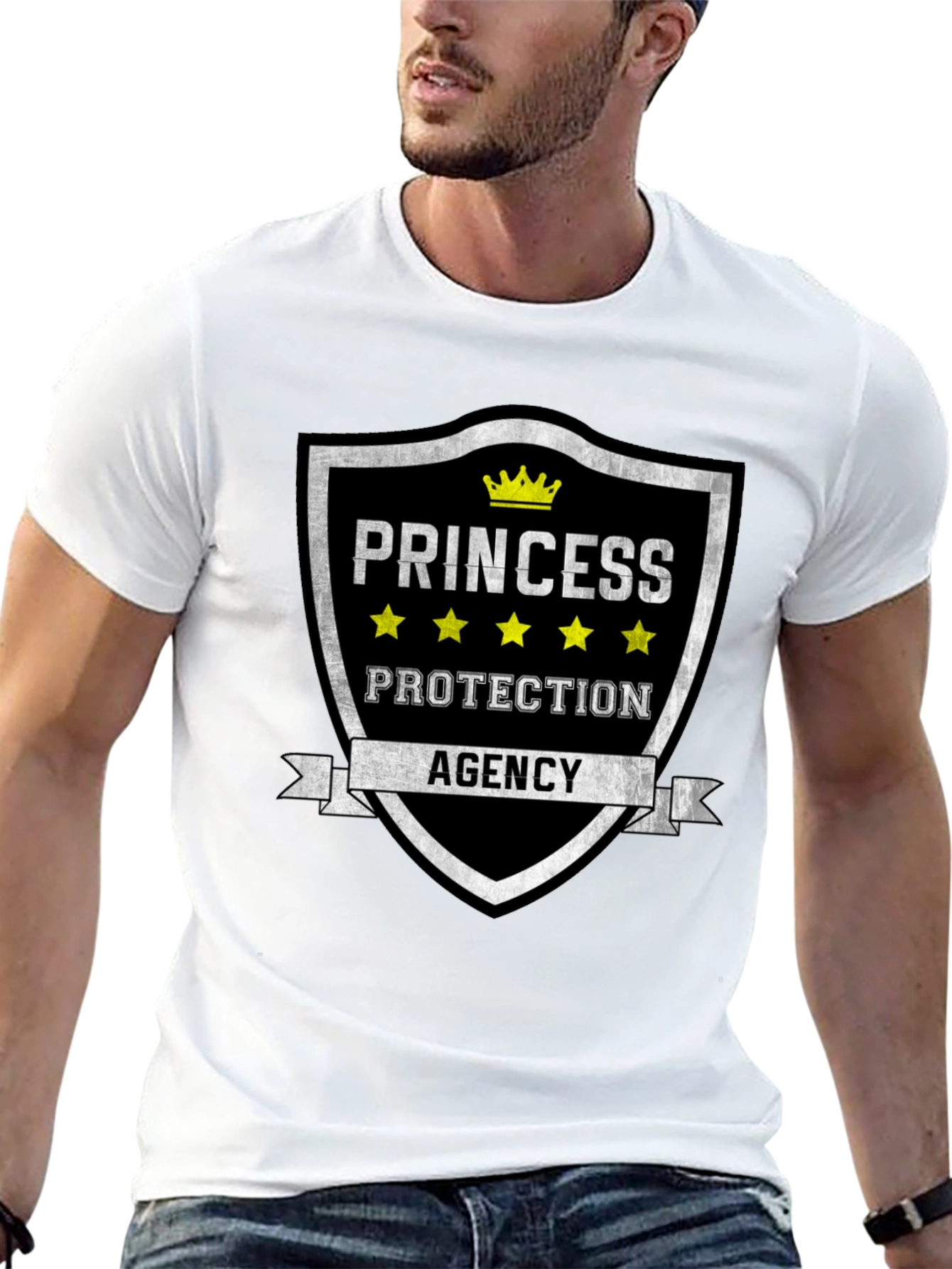 Camiseta Negra - Agencia de Protección de Princesas