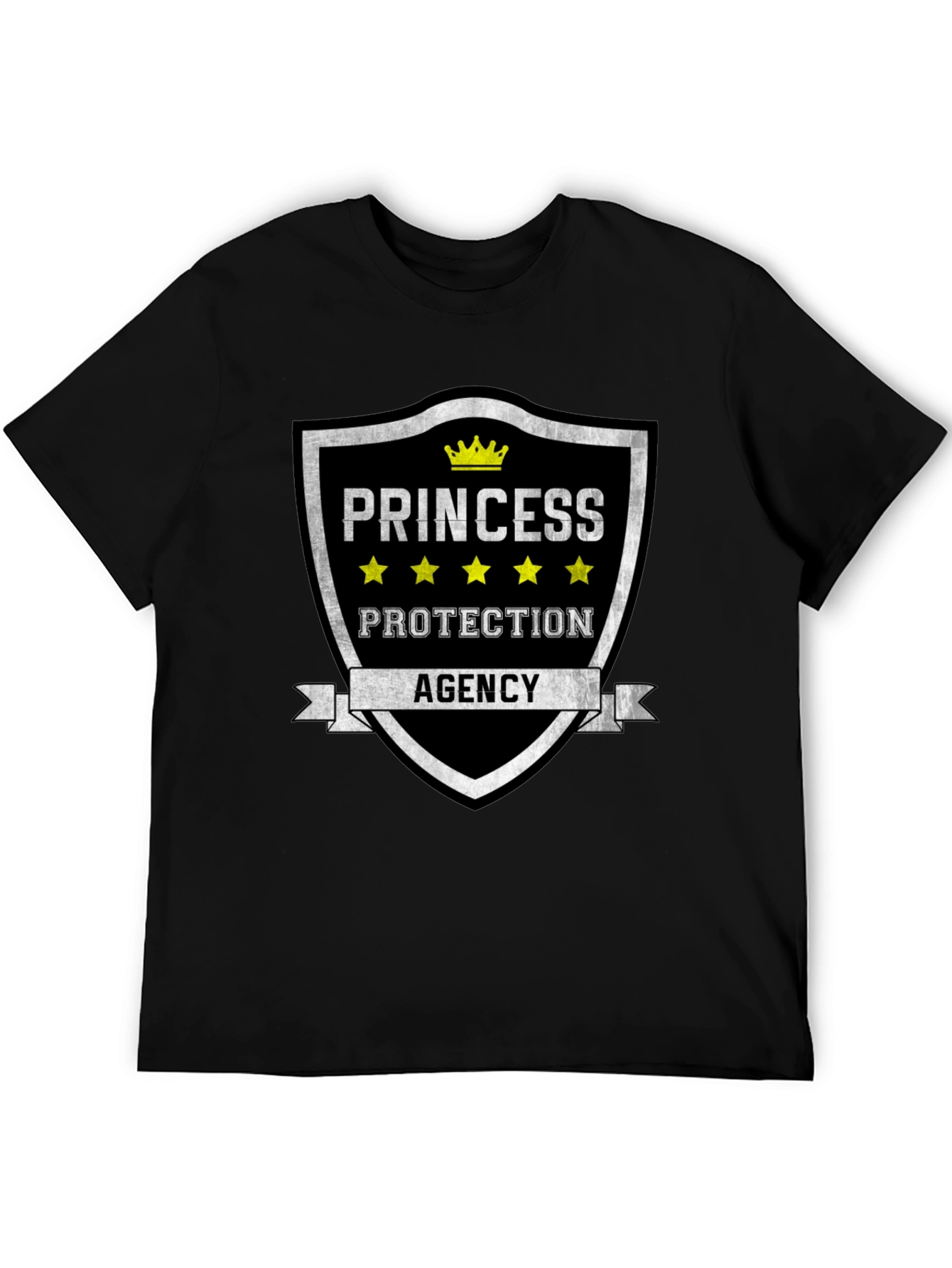 Camiseta Negra - Agencia de Protección de Princesas