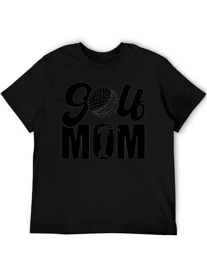 Camiseta Negra de Golf para Mamá