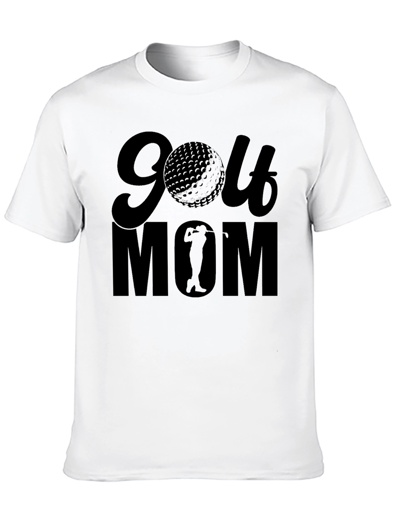 Camiseta Negra de Golf para Mamá