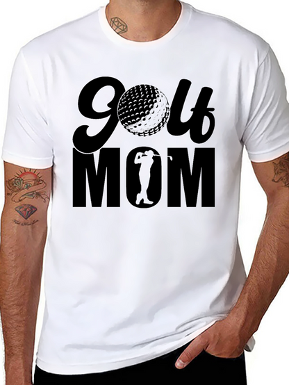 Camiseta Negra de Golf para Mamá