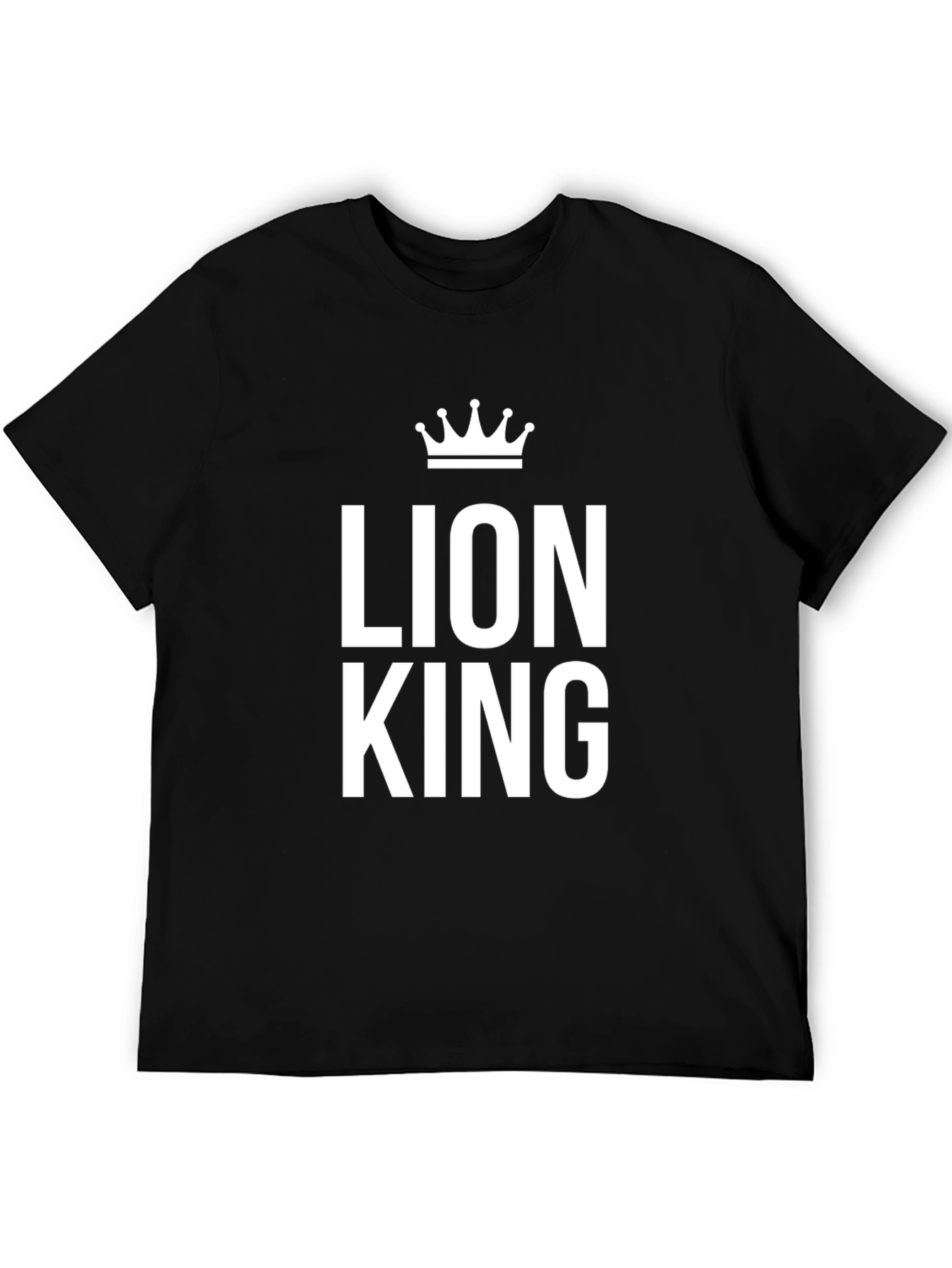 Camiseta Negra Lion King para Hombre