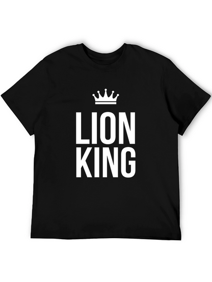 Camiseta Negra Lion King para Hombre