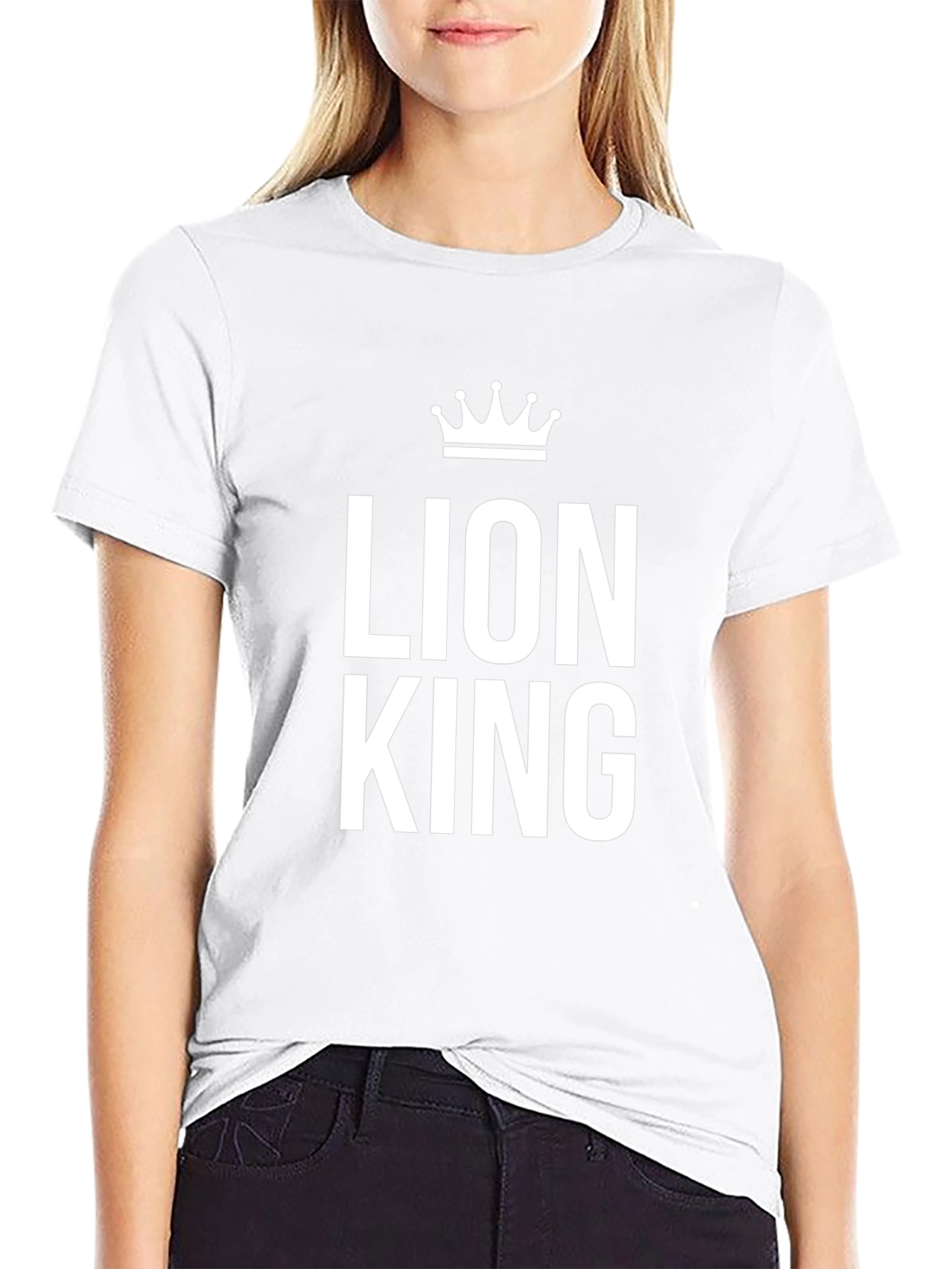 Camiseta Negra Lion King para Hombre