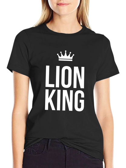 Camiseta Negra Lion King para Hombre