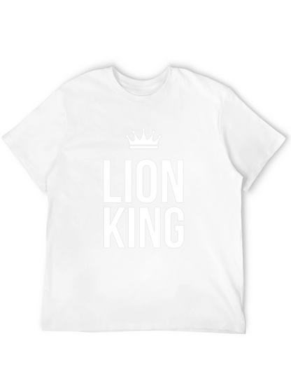 Camiseta Negra Lion King para Hombre