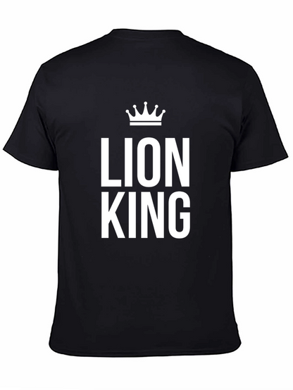 Camiseta Negra Lion King para Hombre