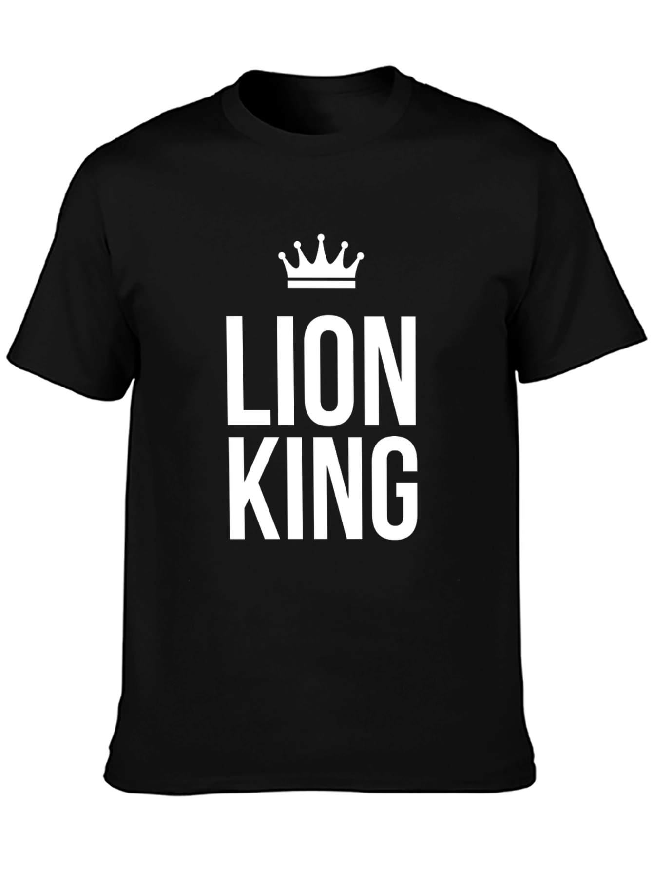 Camiseta Negra Lion King para Hombre