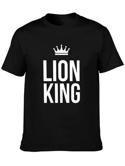 Camiseta Negra Lion King para Hombre