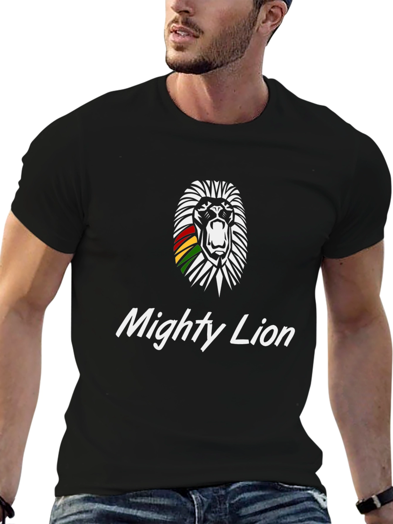 Camiseta Negra Mighty Lion