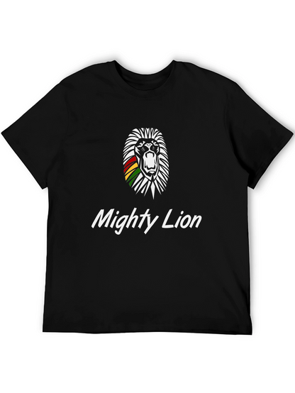 Camiseta Negra Mighty Lion
