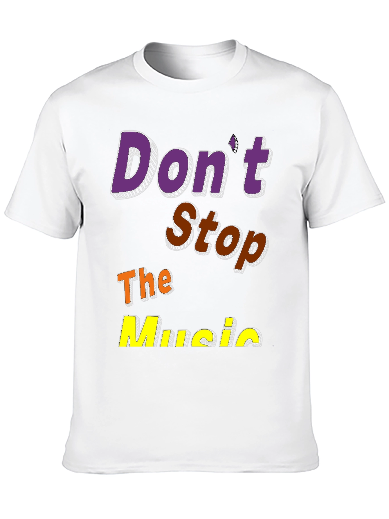 Camiseta Negra Dont Stop The Music
