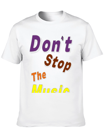 Camiseta Negra Dont Stop The Music