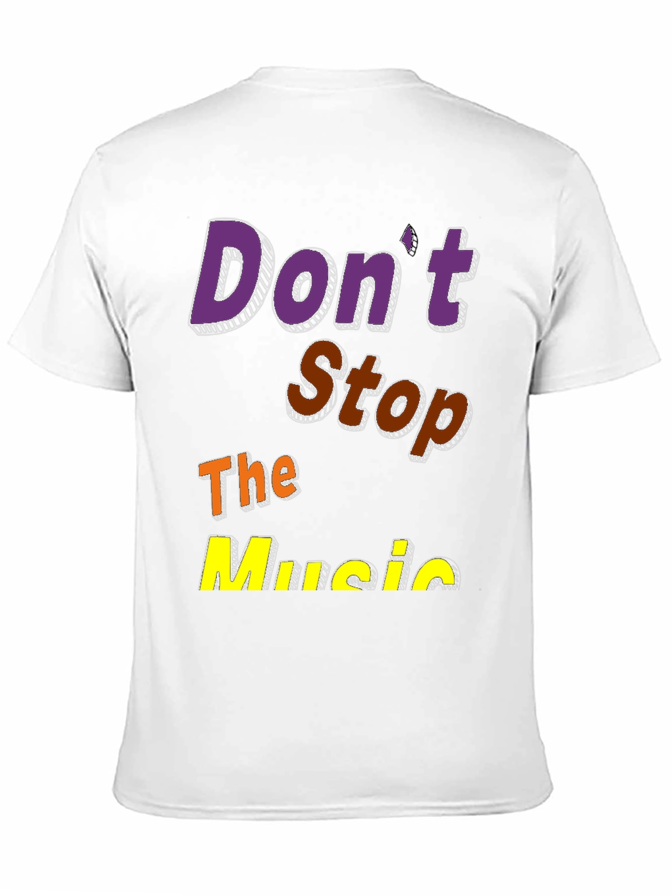 Camiseta Negra Dont Stop The Music