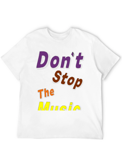Camiseta Negra Dont Stop The Music