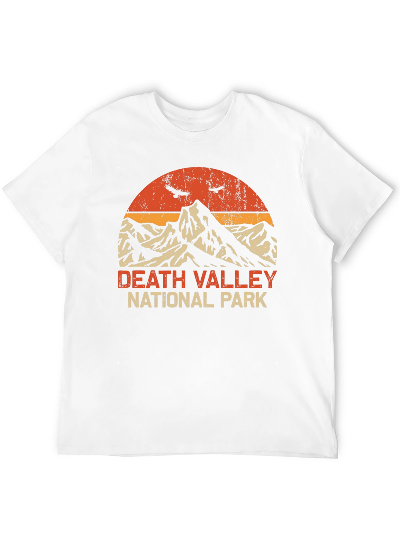 Camiseta Hombre Death Valley National Park Retro