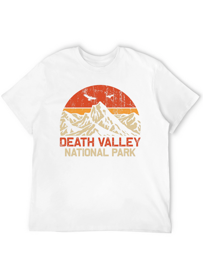 Camiseta Hombre Death Valley National Park Retro