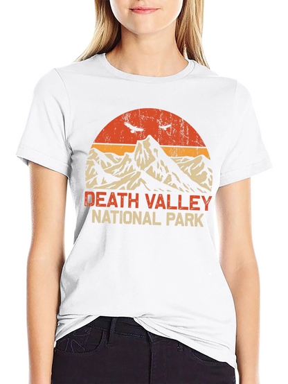 Camiseta Hombre Death Valley National Park Retro